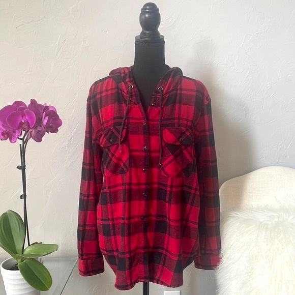 Garage Flannel Hoodie - Picture 1 of 8